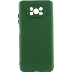 Чохол Silicone Cover Lakshmi Full Camera (A) для Xiaomi Poco X3 NFC / Poco X3 Pro, Зелений / Dark Green