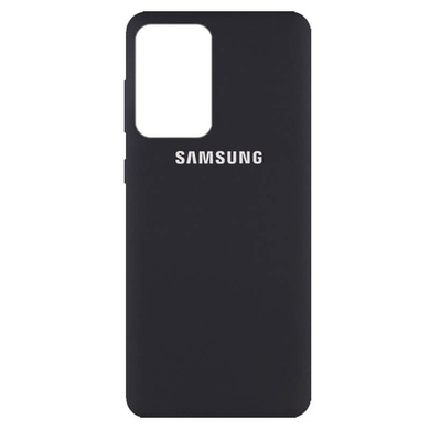Чехол Silicone Cover Full Protective (AA) для Samsung Galaxy A52 4G / A52 5G / A52s Черный / Black