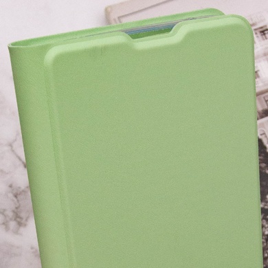 Кожаный чехол книжка GETMAN Elegant (PU) для Xiaomi Redmi Note 11 (Global) / Note 11S Мятный