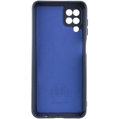 Чехол Silicone Cover Lakshmi Full Camera (AA) для Samsung Galaxy A12 Синий / Midnight Blue