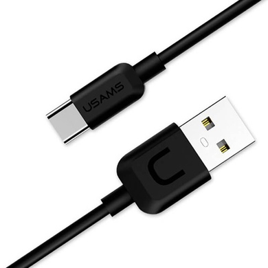 Дата кабель USAMS US-SJ099 USB to Type-C (1m), Чорний