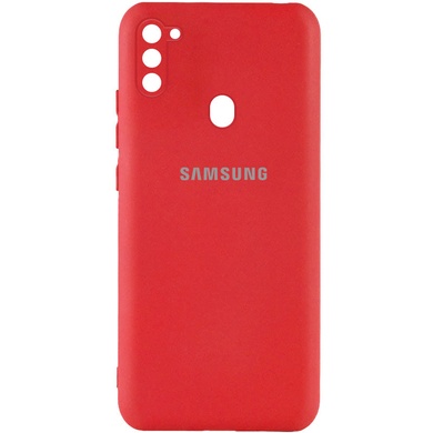 Чохол Silicone Cover My Color Full Camera (A) для Samsung Galaxy A11 / M11, Червоний / Red