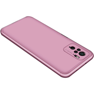 Пластикова накладка GKK LikGus 360 градусів (opp) для Xiaomi Redmi Note 10 / Note 10s, Розовый / Rose Gold