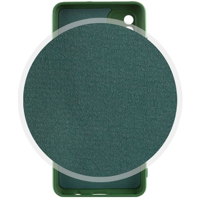 Чохол Silicone Cover Lakshmi Full Camera (A) для Samsung Galaxy A05, Зелений / Dark Green