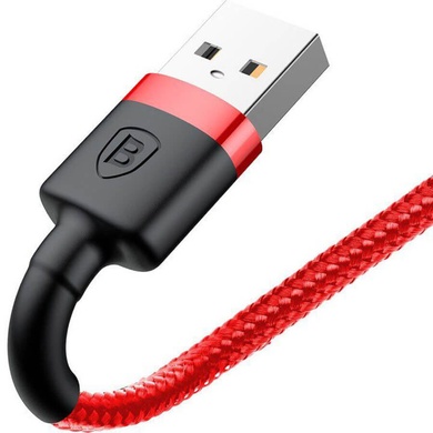 Дата кабель Baseus Cafule Lightning Cable 2.4A (0.5m) (CALKLF-A), Червоний