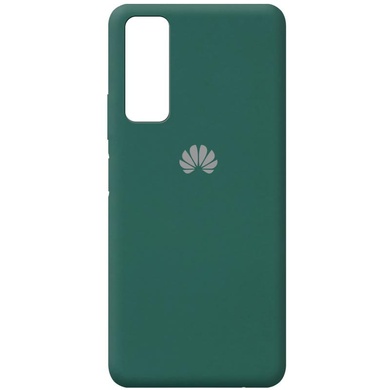 Чехол Silicone Cover Full Protective (AA) для Huawei P Smart (2021) Зеленый / Pine Needle