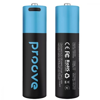 Аккумуляторные батарейки Proove Compact Energy AA 2 pcs Черный