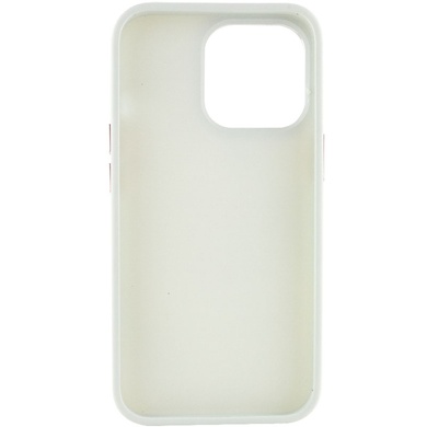 TPU чехол Bonbon Metal Style для Apple iPhone 14 Pro (6.1") Белый / White