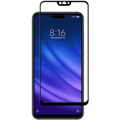 Защитное цветное стекло Mocoson 5D (full glue) для Xiaomi Mi 8 Lite / Mi 8 Youth (Mi 8X) Черный