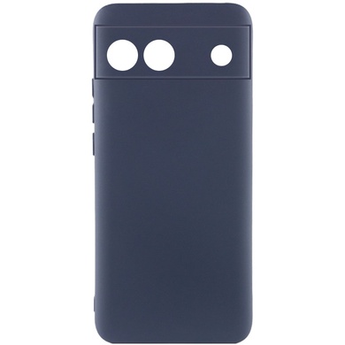 Чехол Silicone Cover Lakshmi Full Camera (A) для Google Pixel 6a Синий / Midnight Blue