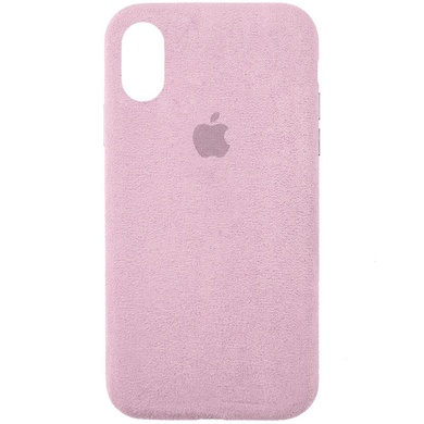 Чохол ALCANTARA Case Full для Apple iPhone X / XS (5.8"), Рожевий
