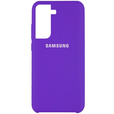 Чохол Silicone Cover (AAA) для Samsung Galaxy S21, Фіолетовий / Violet