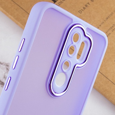 TPU+PC чохол Accent для Xiaomi Redmi Note 8 Pro, White / Purple