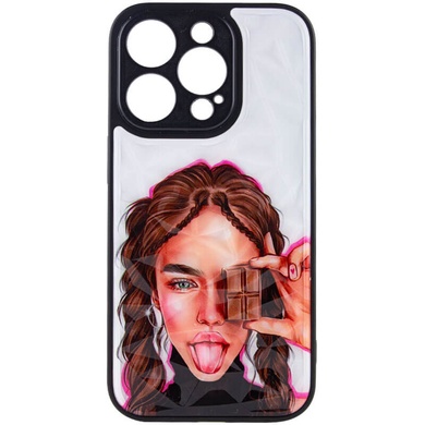 TPU+PC чехол Prisma Ladies для Apple iPhone 14 Pro Max (6.7") Chocolate