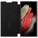 Кожаный чехол (книжка) Nillkin Qin Pro Plain Camshield для Samsung Galaxy S22 Ultra Черный