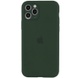 Чехол Silicone Case Full Camera Protective (AA) для Apple iPhone 11 Pro Max (6.5") Зеленый / Cyprus Green