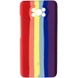 Чехол Silicone Cover Full Rainbow для Xiaomi Poco X3 NFC / Poco X3 Pro Красный / Фиолетовый