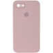 Чохол Silicone Case Square Full Camera Protective (AA) для Apple iPhone 6/6s (4.7"), Рожевий / Pink Sand