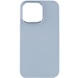 TPU чехол Bonbon Metal Style для Apple iPhone 13 Pro (6.1") Голубой / Mist blue