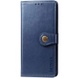Кожаный чехол книжка GETMAN Gallant (PU) для Xiaomi Redmi 9 Синий