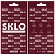 Защитное стекло SKLO 3D (full glue) для Oppo A17 / A17k / A18 / A38 Черный