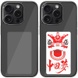 TPU+PC чехол Ink Show для Apple iPhone 14 Pro (6.1") Black