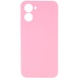 Чохол Silicone Cover Lakshmi Full Camera (AAA) для Realme C33, Рожевий / Light pink