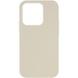 Чохол Silicone Case Full Protective (AA) NO LOGO для Apple iPhone 15 Pro Max (6.7"), Бежевий / Antique White