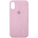 Чехол ALCANTARA Case Full для Apple iPhone X / XS (5.8") Розовый