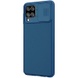 Карбонова накладка Nillkin Camshield (шторка на камеру) для Samsung Galaxy A22 4G / M32, Синій / Blue