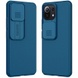 Карбонова накладка Nillkin Camshield (шторка на камеру) для Xiaomi Mi 11 Lite, Синій / Blue